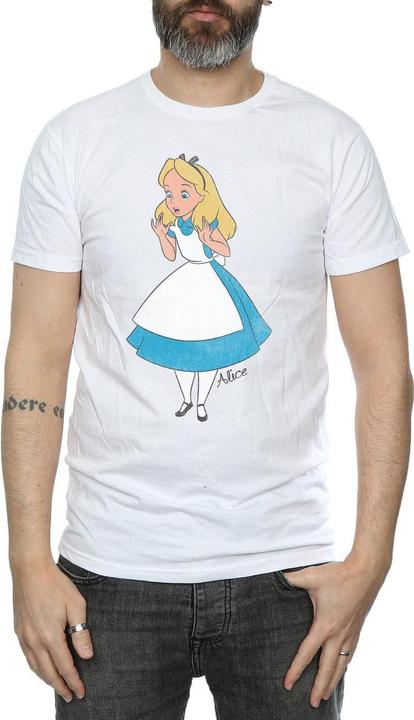 Actual product image Disney Mens Alice In Wonderland Surprised Alice T-Shirt (XL)