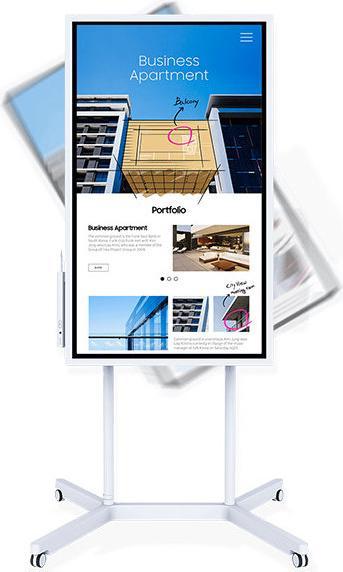 Actual product image Samsung Flip WM55H (3840 x 2160 Pixels, 55")