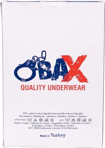 Produktbild Obax Herren-Boxer-Unterwäsche 3p Schwarz/Grau M (M)