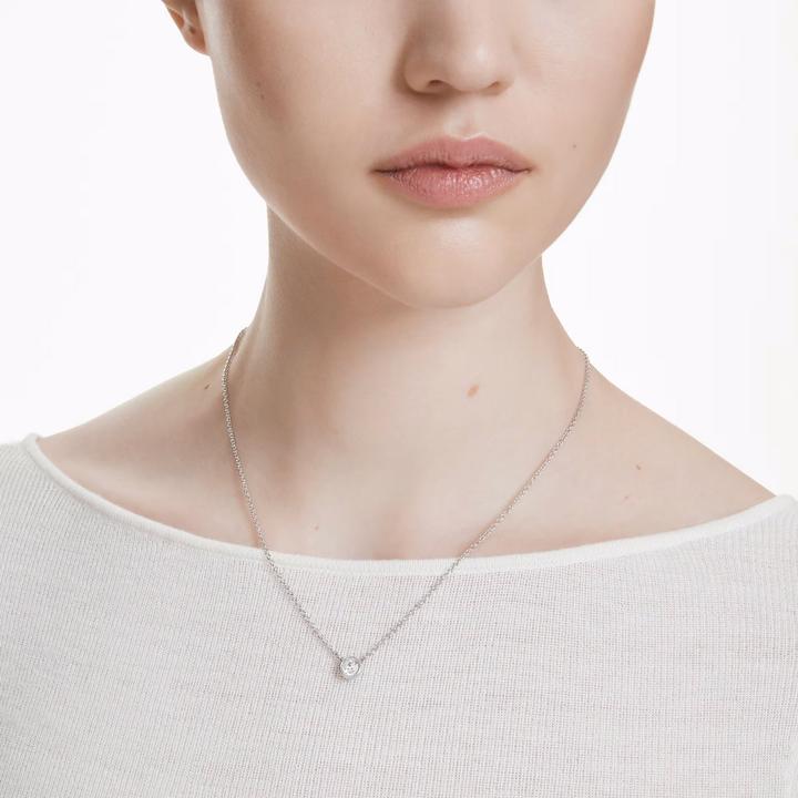 Actual product image Swarovski Imber necklace round cut white (Swarovski Metal)