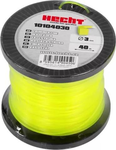 Produktbild Hecht 10104030 3.0 mm x 40 m, Quadratischer Ersatzfaden Rasentrimmer (Rasentrimmer, Trimmerfaden + Fadenspule)