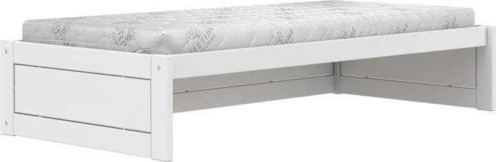 Actual product image Lifetime Kidsrooms Montessori bed 90 incl. deluxe slatted frame, fabric roof and Panda back panel