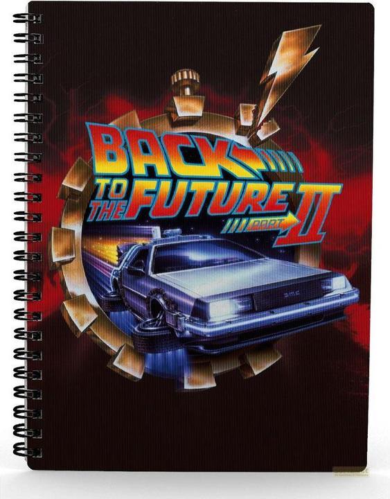 Image du produit SD Toys RETOUR VERS LE FUTUR 2 - Effet 3D Poster - Cahier (Règle spéciale, Couverture rigide)