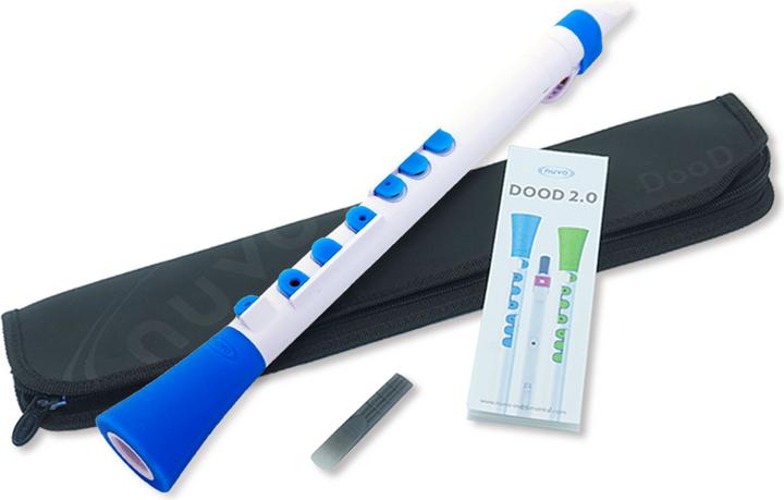 Image du produit Nuvo N430D DooD2.0 Clarinette pour enfants en do, blanc-bleu (Clarinette)