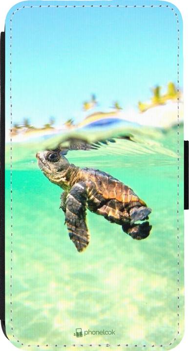 Actual product image PhoneLook Coque Wallet noir Turtle Underwater (Apple iPhone 13 Pro)