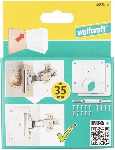 Produktbild wolfcraft Reparaturset für Topfscharniere
