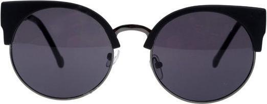 Produktbild Hermex Cat Eye Vintage Retro 80er Sonnenbrille UV400 - Schwarz Matt