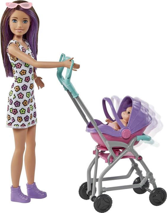 Productafbeelding Barbie "Skipper Babysitters Inc." poppen- en kinderwagen-speelset, voor kinderen vanaf 3 jaar