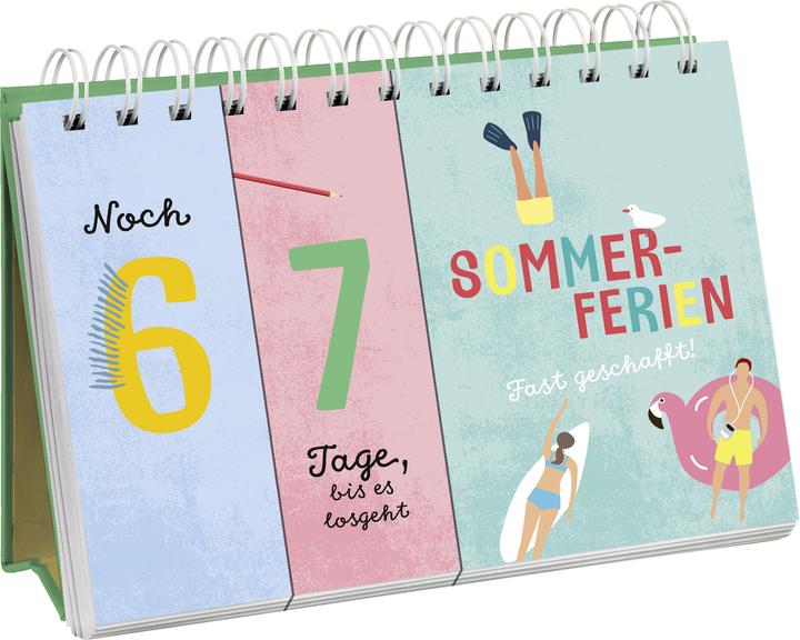 Image du produit Mon compte à rebours pour la rentrée et les vacances (Couverture rigide, Allemand)