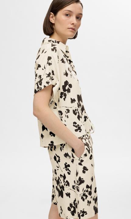 Actual product image Selected Femme Loose fit print shorts (36)