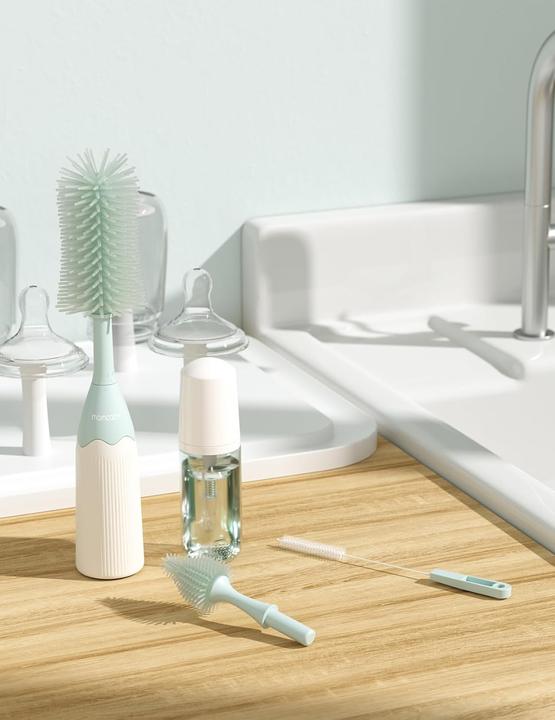 Immagine prodotto Momcozy Flaschenbürsten-Set Push-Press GRN