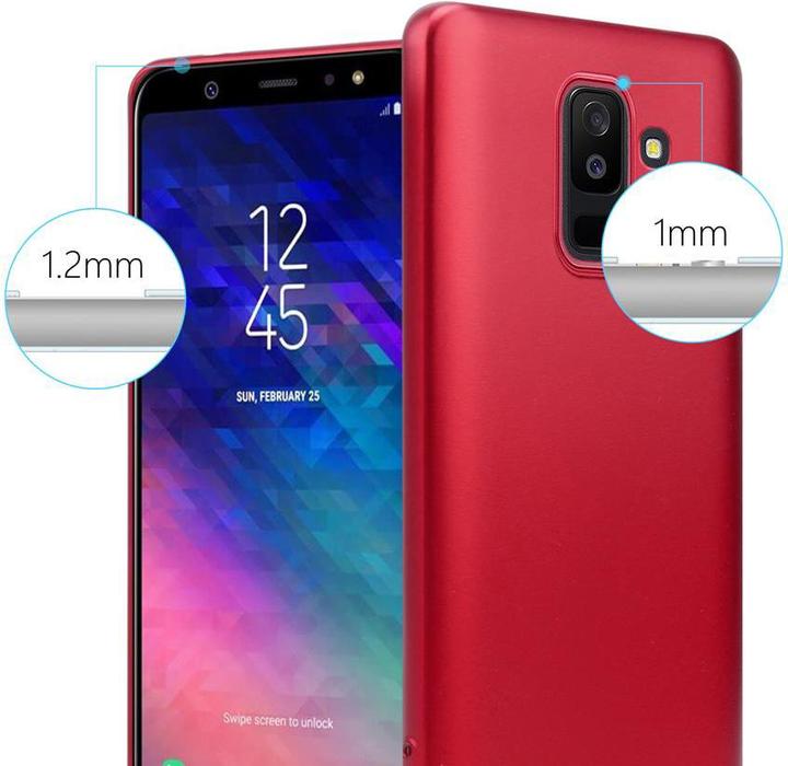 Actual product image Cadorabo Bumper TPU Matt Metallic (Samsung Galaxy A6+)