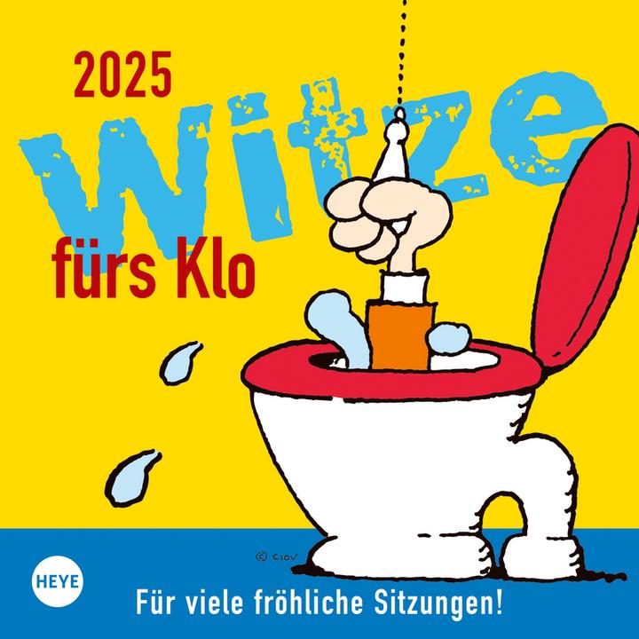 Produktbild Witze fürs Klo Kalender 2025 (Harter Einband, Deutsch)
