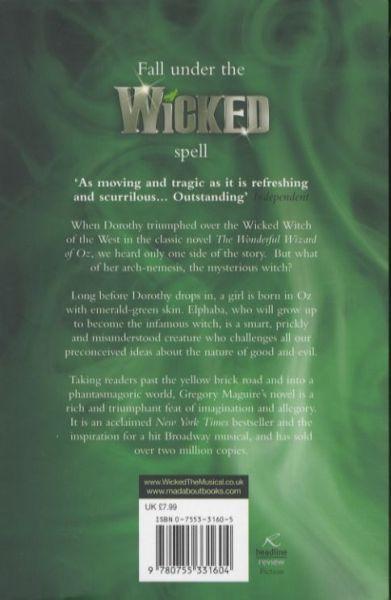 Actual product image Wicked (Gregory Maguire, English)