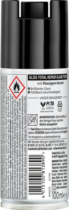 Produktbild Gliss Glanz Tonic Total Repair 100 ml (100 ml)
