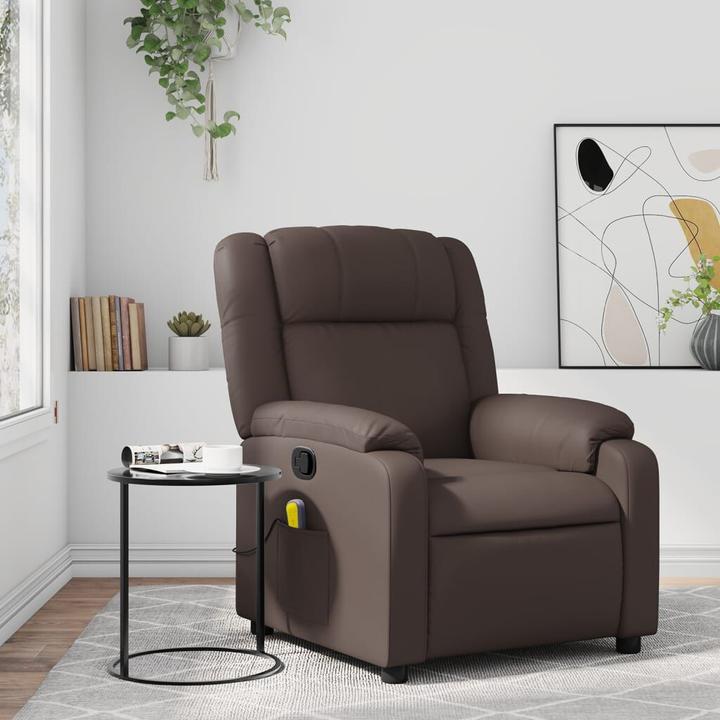 Produktbild VidaXL Massagesessel Braun Kunstleder,Farbe: Braun,Material