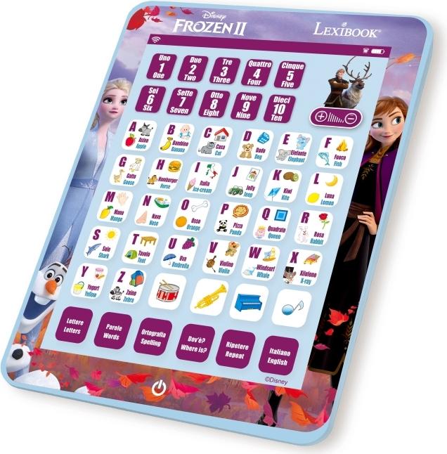 Actual product image Lexibook Disney Frozen Bilingual Learning Tablet Italian/English (English, Italian)