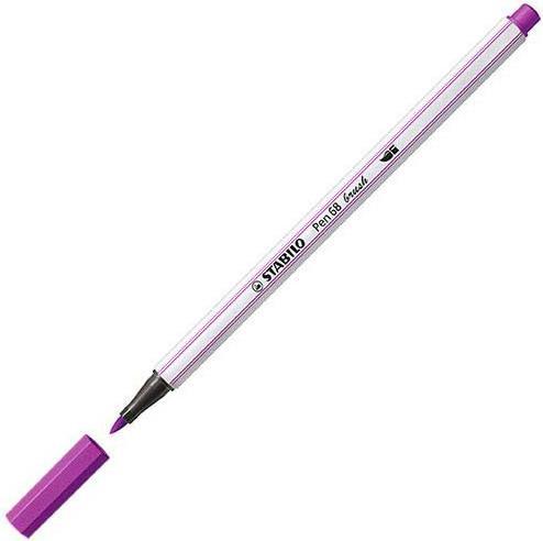 Actual product image STABILO Pen 68 brush Premium felt-tip pen (Lilac, 1 x)
