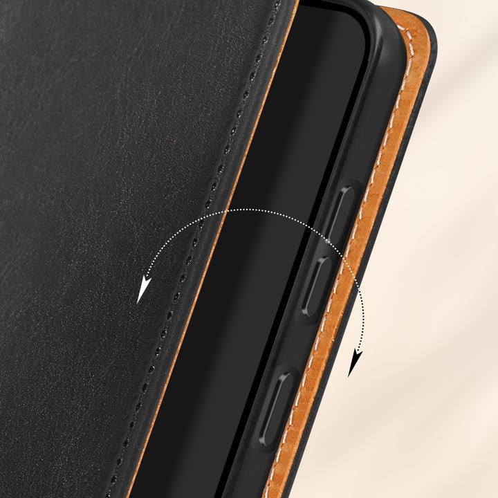 Image du produit Avizar Série de couvertures PrestigeLeather (Samsung Galaxy S25+)