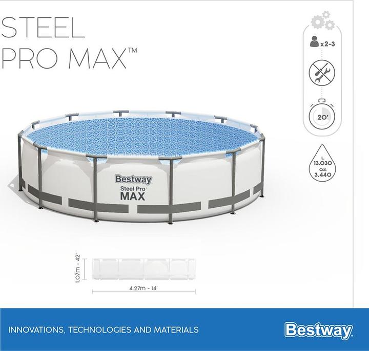 Actual product image Bestway Steel Pro Max Set (Ø 427 x 107 cm)