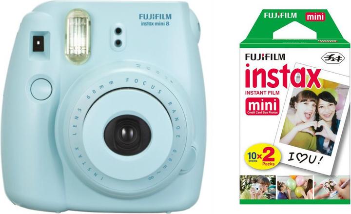 Fujifilm Instax Mini 8, inkl. 20 x Instax Mini Bilder