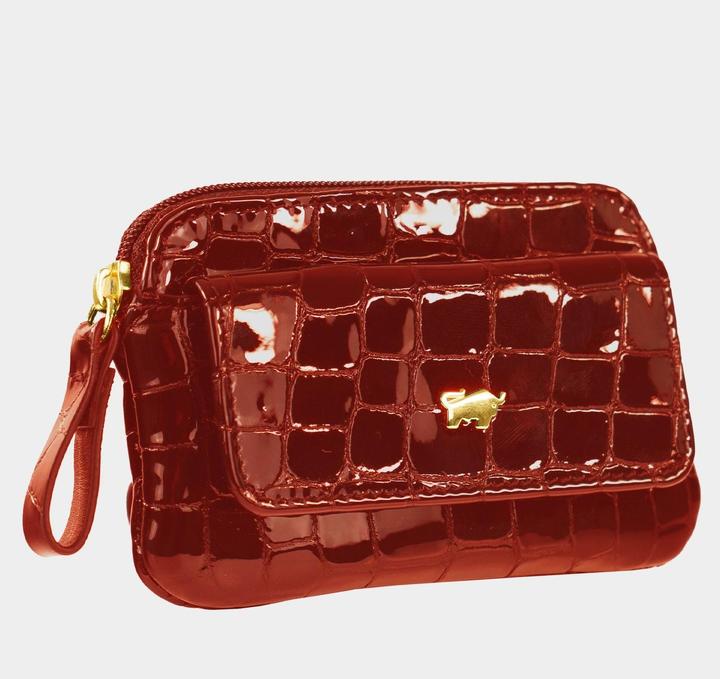 Actual product image Braun Büffel Verona leather key case 11 cm