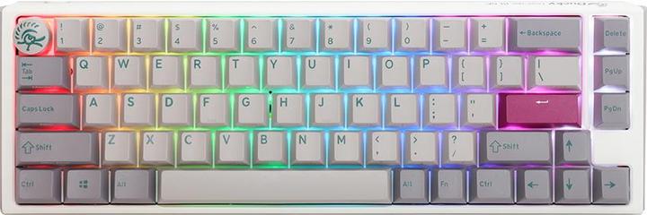 Produktbild Ducky One 3 Mist Grey SF Gaming Tastatur, RGB LED - MX-Blue (US) (US, Kabelgebunden)