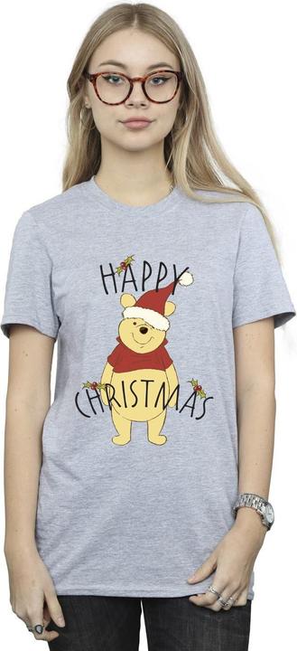 Produktbild Disney Winnie The Pooh Happy Christmas Holly TShirt (3XL)
