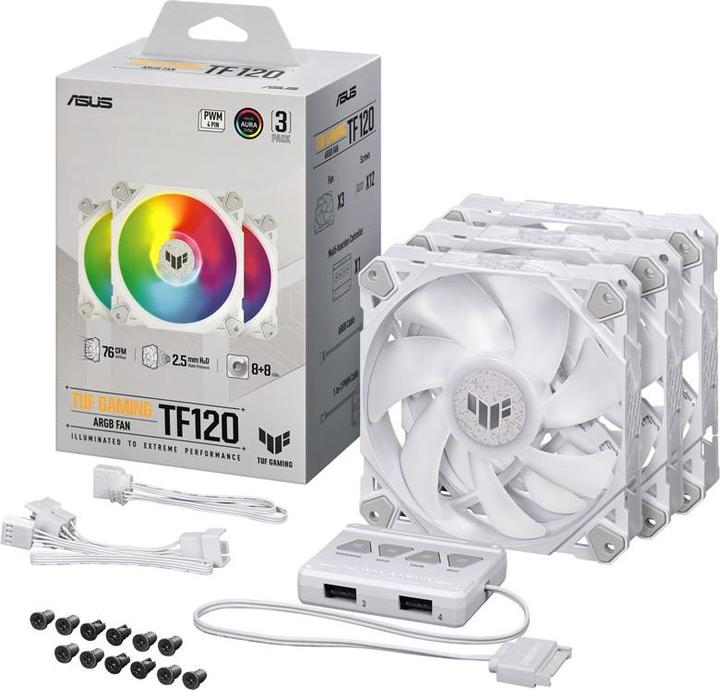 Actual product image ASUS TUF Gaming TF120 ARGB 3 Pack (120 mm, 3 x)