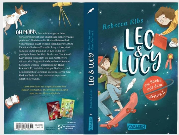 Produktbild Leo und Lucy 1: Die Sache mit dem dritten L (Deutsch, Julia Christians, Rebecca Elbs, 2024)