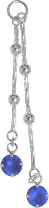Immagine prodotto Bijouteria Piercing pendente (Vetro (di orologio), Argento 925)