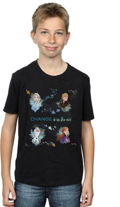 Actual product image Disney Boys Frozen 2 Change Is In The Air T-Shirt (128)
