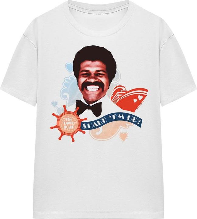 Actual product image The Love Boat Unisex Adult Shake Em Up T-Shirt (L)