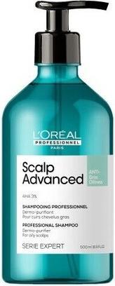 Produktbild L'Oréal Paris L'OREAL PROFESSIONNEL Serie Expert Scalp Advanced Anti Oiliness oczyszczający szampon do (500 ml, Flüssiges Shampoo)