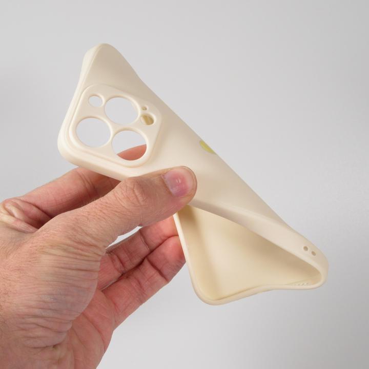 Produktbild PhoneLook Hülle Silikon Mat Herz gold (Apple iPhone 14 Pro)