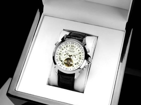 Immagine prodotto Calvaneo 1583 Astonia Black Russian Diamond Automatic (Orologio con pietra preziosa, 44 mm)