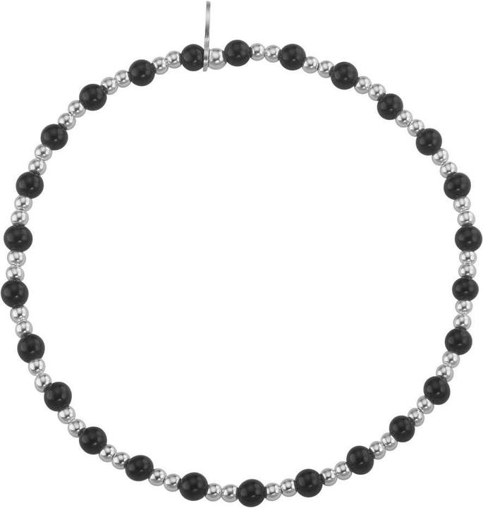 Immagine prodotto Bijouteria Bracciale (17 cm, Argento 925, Calcedonio nero)