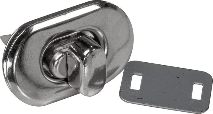Produktbild Prym Drehverschluss für Taschen, silber 35 x 20 mm, Karte 1 Stk.