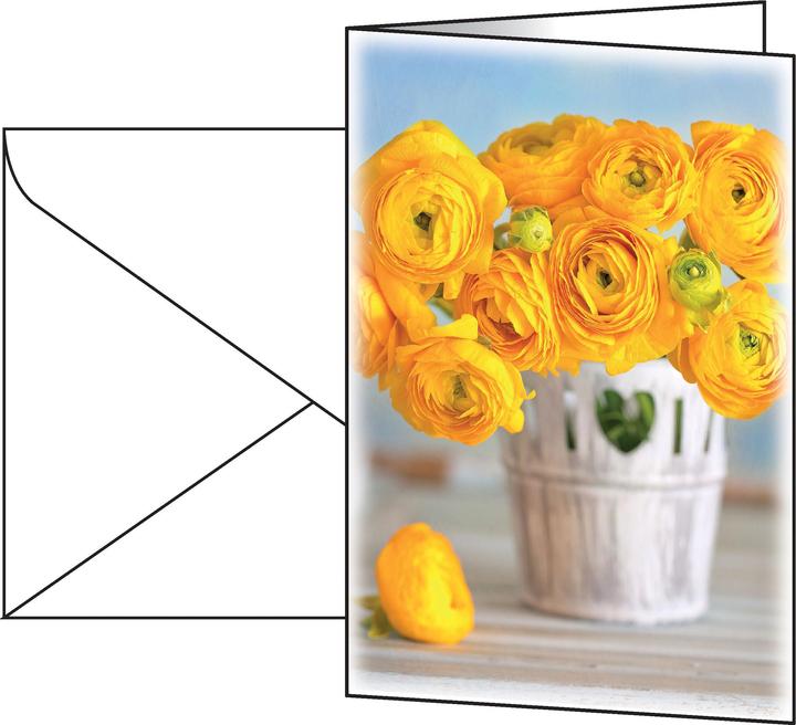 Immagine prodotto Sigel 10 biglietti d'auguri Ranunculus DIN A6 (10 pz.)