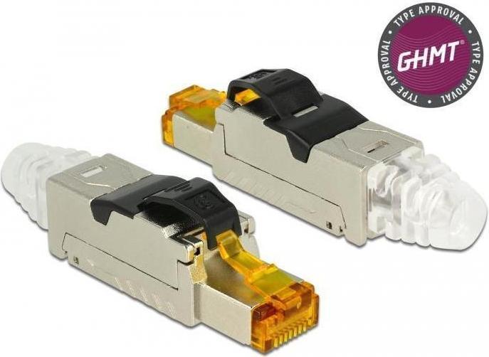 Immagine prodotto Delock Connettore RJ45 cablato sul campo (S/FTP, CAT8.1, 0.06 m)