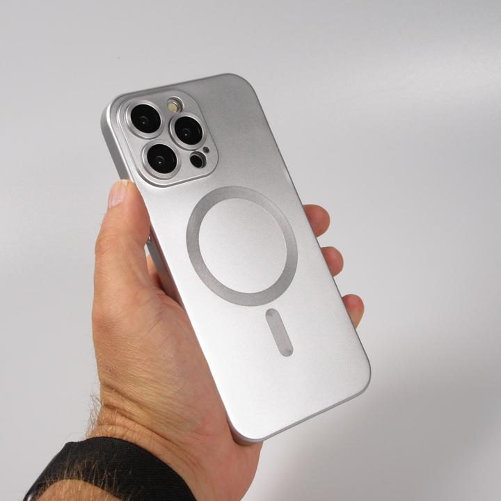 Actual product image PhoneLook Coque Gel souple avec vitre de protection caméra MagSafe (Apple iPhone 15 Pro Max)