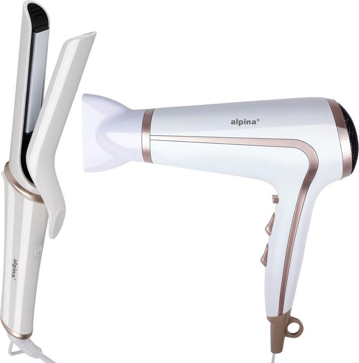 Immagine prodotto alpina Set asciugacapelli e piastra per capelli (Piastra per capelli)