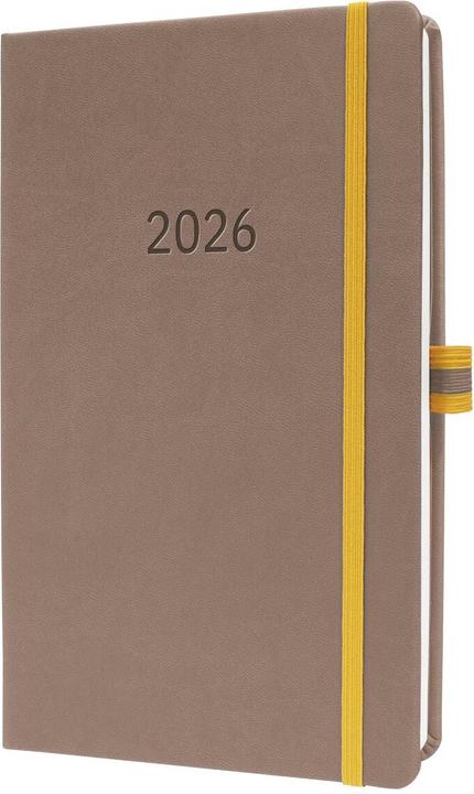 Actual product image Sigel Wochenkalender Linescape 2026, ca. A5, braun/gelb (German)