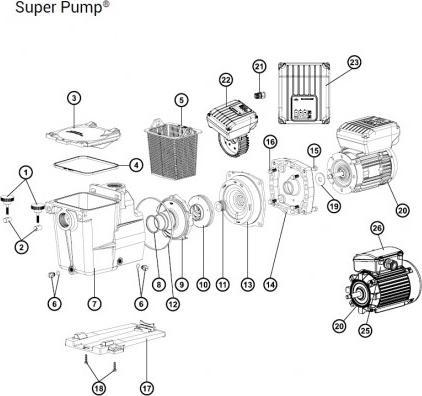 Image du produit Hayward Joint de préfiltre pompe Super Pump & Super Pump Pro SPX1600S