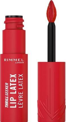 Immagine prodotto Rimmel London Rimmel Thrill Seeker Lip Latex 400 Rimmel Red Ultra-Smooth Finish (400 Rosso Rimmel)
