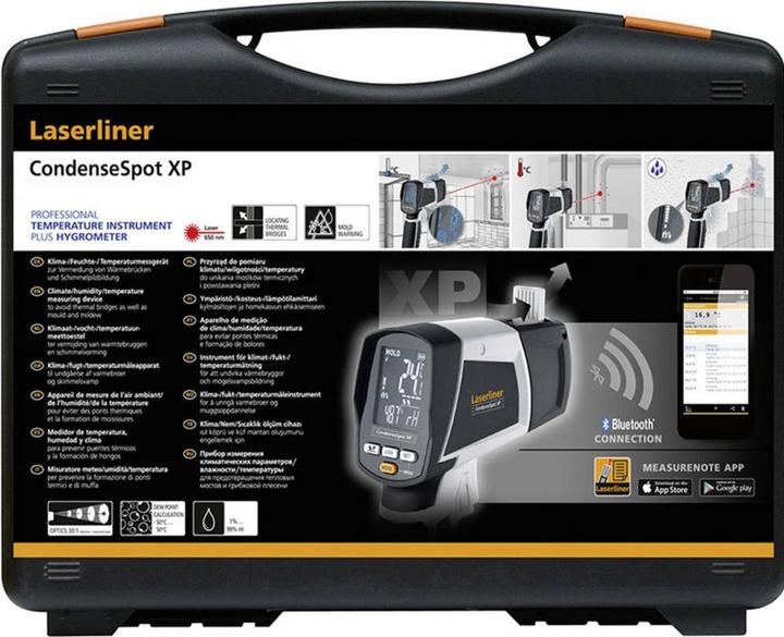 Image du produit Laserliner Hygromètre CondenseSpot XP (-40 to 800  HR  30:1BLE)