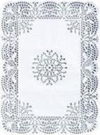 Duni Fadpapir 30x40 cm Firkantet Udstanset kant Hvid,4 x 250 Stk/krt