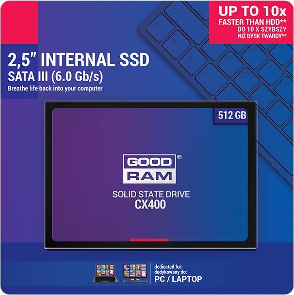 Produktbild Goodram CX400 (512 GB, 2.5")