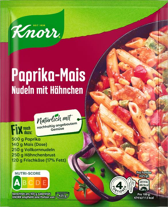 Knorr Family-Fix Paprika-Corn Noodles with Chicken (42 g)