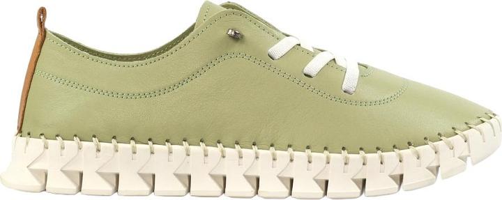 Actual product image Lunar Womens/Ladies St Austell Leather Plimsolls (41)